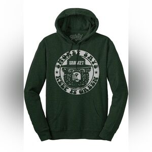 NWT Tee Luv Large Green Smokey Says Keep It Green